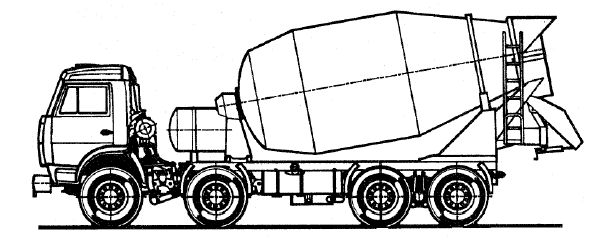 Автобетоносмеситель СБ-239